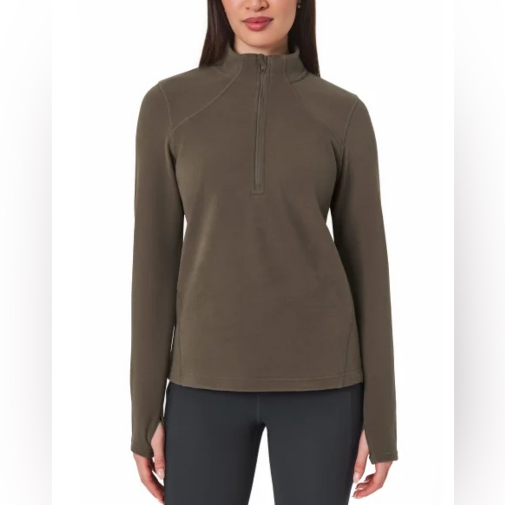 Mondetta Women’s Quarter Zip Micro Polar Fleece Pullover – NWT ✨